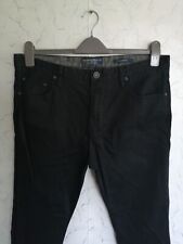Mens Black Slim Fit Jeans UK 36L W36in L34in By Hammond Co By Patrick. Pre-owned