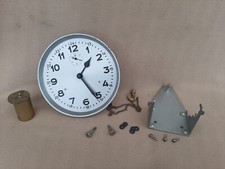 VINTAGE WEIGHT DRIVEN WALL CLOCK MOVEMENT, DIAL, HANDS ETC