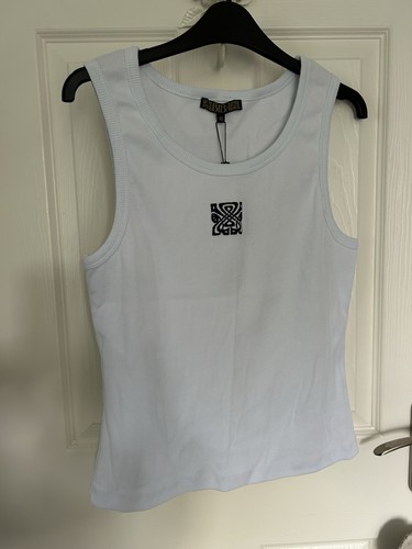 Biba white vest top - top, with