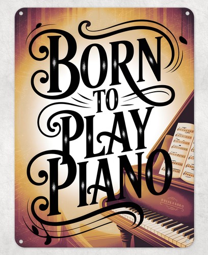 Born play piano metal - play,