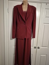 Dark Red / Wine Lined Dress &