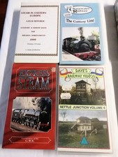 10 x VHS Steam Railway Train
