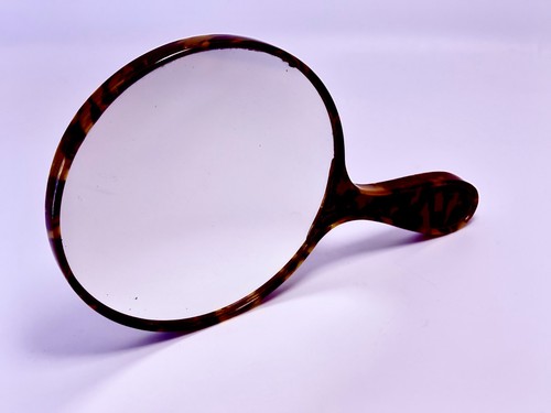 Hand mirror vintage - mirror,