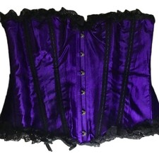 Purple Ribbon Corset 4XL