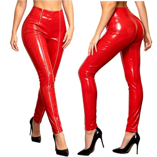 Women leather pants faux - uk,