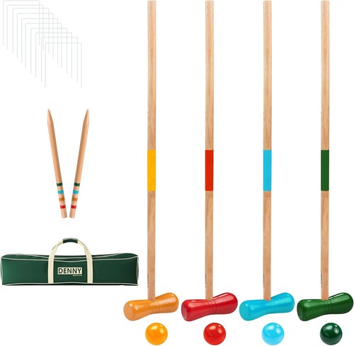 Crystals wooden croquet - croquet, set