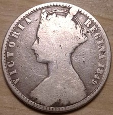 1849 Queen Victoria Godless Gothic Florin Great Condition 10.7g Sterling Silver