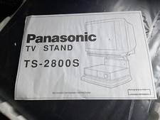 Vintage Retro Panasonic TS-2800S Black TV Stand New In Box For CRT Television