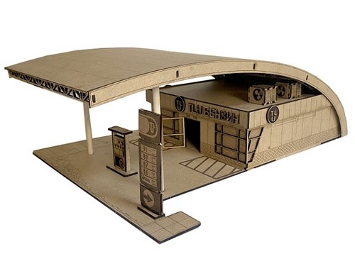 Gas station for modern - station,