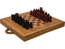 Wooden Handcrafted Chess Set