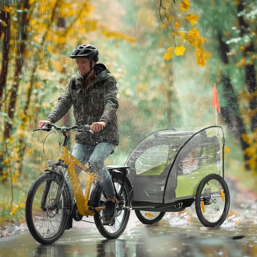 Homcom baby bike trailer - baby,