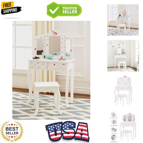 Unicorn themed kids vanity set - unicorn-themed,