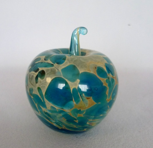 Mdina glass green blue - blue, gold