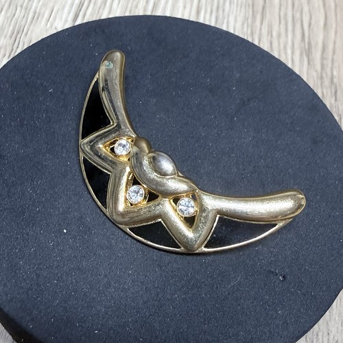 Vintage deco crescent moon - crescent,