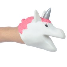Unicorn Hand Puppet- White