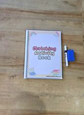 Matching Activity Book for Kids,  Montessori Learning Tool, Preschool Activities