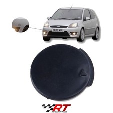 Towing Eye Cover Black Front