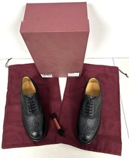 British Army Scottish Regiments Highland Lace Up Brogue Black Dress Shoes Size 4