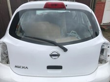 Nissan Micra K13 2010-2016 Rear Tailgate In White Colour Code 0M1 G.
