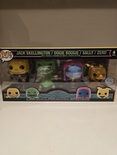 ?Funko Pop Nightmare Before Christmas 4 Pack Jack Sally Zero Oogie Special Ed?