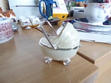 Cream colour pram trinket pot