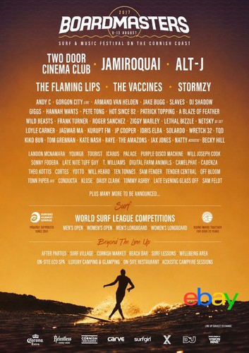 Boardmasters music festival - music,