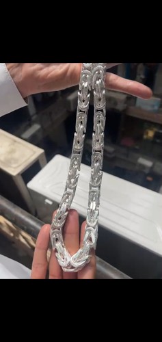 Huge silver chain big kings - silver, ,