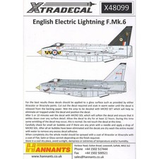 1:48 EE Lightning F.3A and F.6