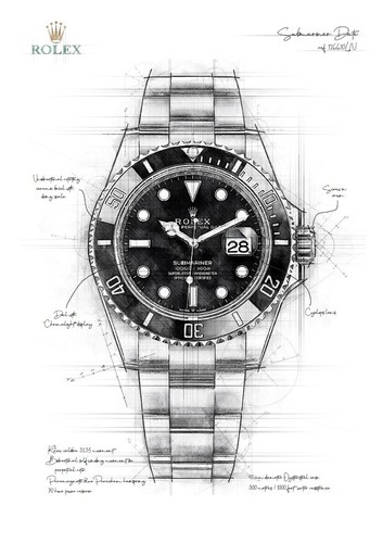 Rolex submariner technical - rolex,