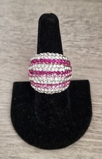 Beautiful Diamante Ring Adjustable Size