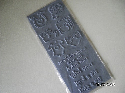 Baby accessories words stamp - words,