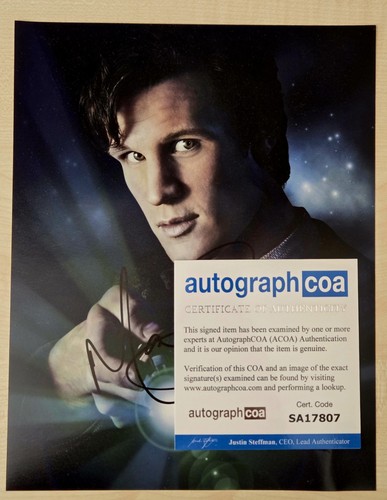Matt smith who autographed - matt,
