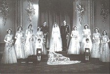 1947 Royal Wedding Postcard