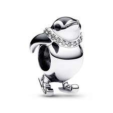 Pandora Silver Charm Skiing