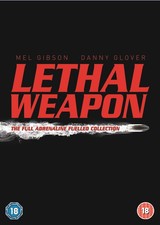 Lethal Weapon Collection DVD (2005) Mel Gibson, Donner (DIR) cert 18 4 discs