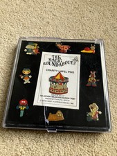 Magic Roundabout 1993 Charity Lapel Pin Set of 9 - badges in mint condition