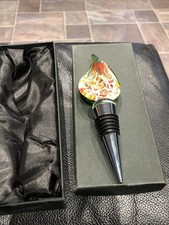 Murano style glass bottle - murano,