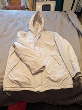 ZARA Beige Hooded Puffer