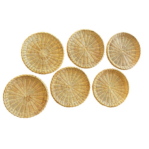 Wicker woven plate - plate, chargers