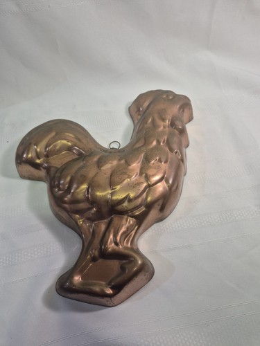 Vintage copper cockerel jelly - vintage,