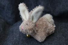 Jellycat Vibrating Bobtail Bunny Small Beige & White Retired Rare Fully Working