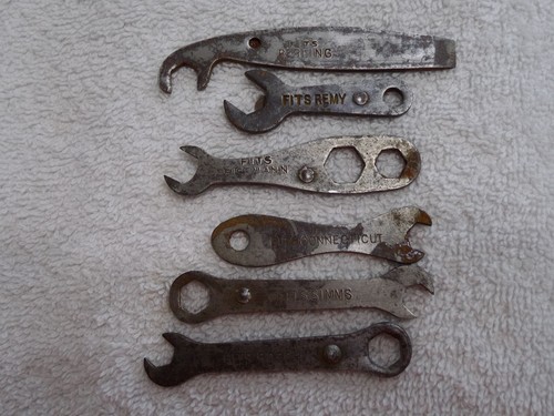 Vintage ignition wrench set - 7,