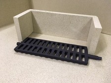 Tiger Stove Genuine Bottom Grate & Compatible Vermiculite Brick Set