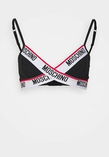 Moschino Triangle Bra Black