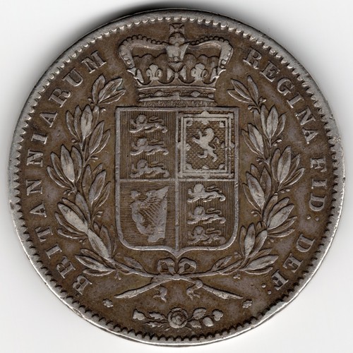 1847 victoria silver crown - victoria,