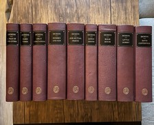 Charles Dickens - Folio Society - 9 Volume Collection - Leather Bound Books  VGC