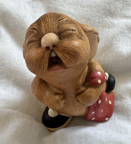 Pendelfin barney dog painted - "barney",