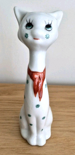 Vintage ceramic long - vintage, neck
