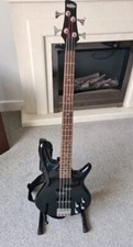 Ibanez GiO GSR 200 Active Bass Guitar - Black. Excellent Condition