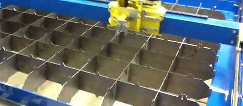 Plasma cam 4x4 - grid, x